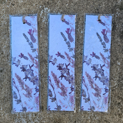 Lavender Bouquet - Growing Paper Bookmark