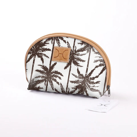 Big Mouth Bag - Laminated Fabric - Palm - Neutral