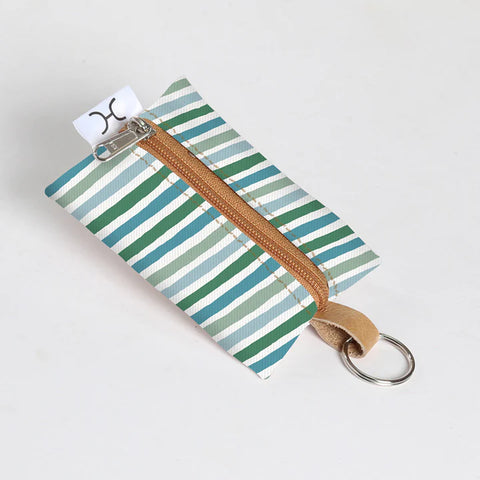 Key Ring Laminated Fabric - Hey Saylor - Sage