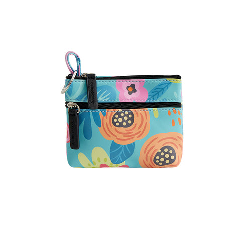 SoGood-Candy 2 Zip Keyring Purse - Mexican Summer