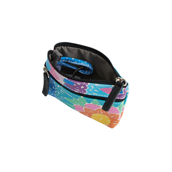SoGood-Candy 2 Zip Keyring Purse - Crochet Squares