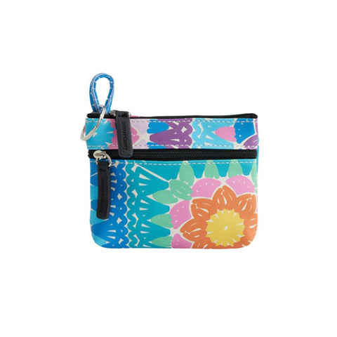 SoGood-Candy 2 Zip Keyring Purse - Crochet Squares