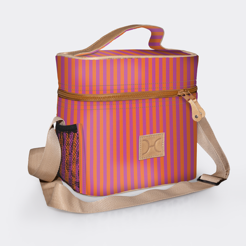 Tween Cooler - Laminated Fabric - Linear - Preppy