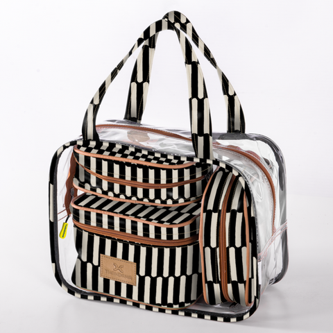 Cosmetic MAXI Bag Set Laminated Fabric - Indie - Pitch