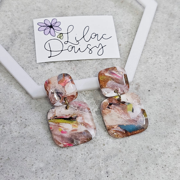 Polymer Clay Earring - LD557