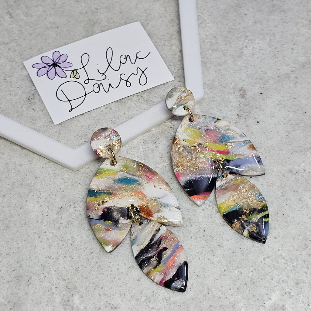Polymer Clay Earring - LD546
