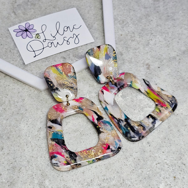 Polymer Clay Earring - LD548