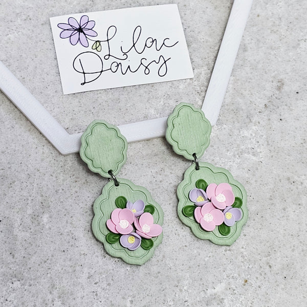 Polymer Clay Earring - LD613