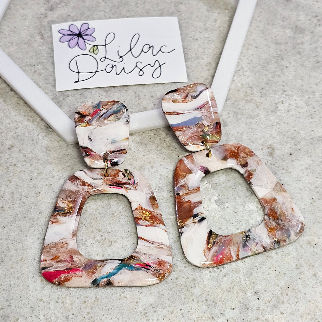 Polymer Clay Earring - LD563