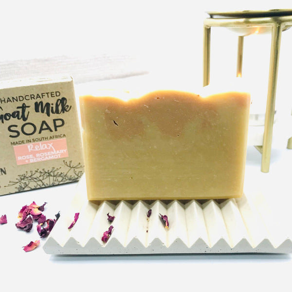RELAX - Rose, Rosemary + Bergamot with Pink Clay