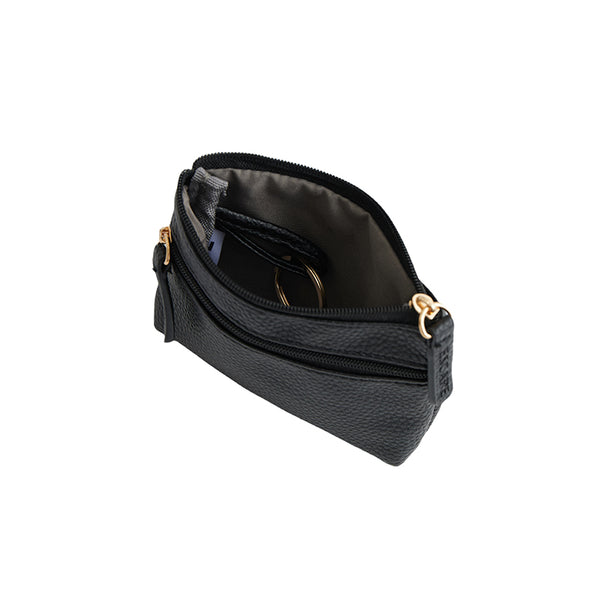 Escape 2 Zip Keyring Purse - Black