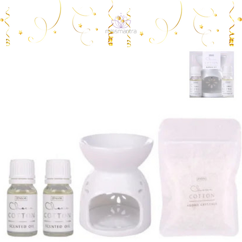 Classic Cotton Oil Burner Set