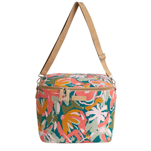 SoGood-Candy Picnic Cooler - Retro Orange Flower