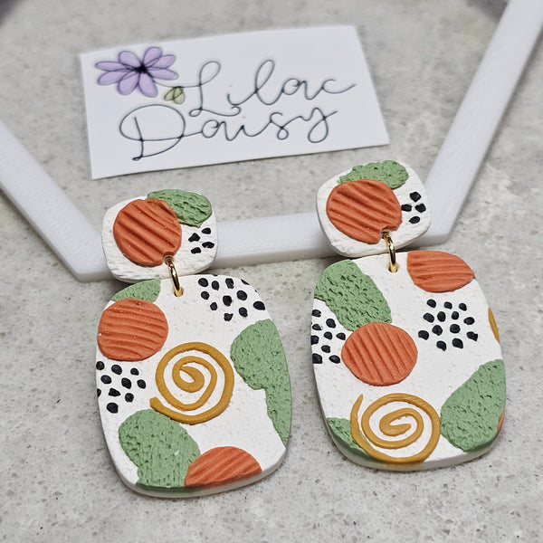Polymer Clay Earring - LD619