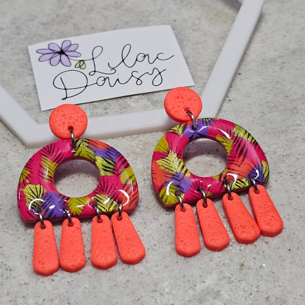 Polymer Clay Earring - LD598