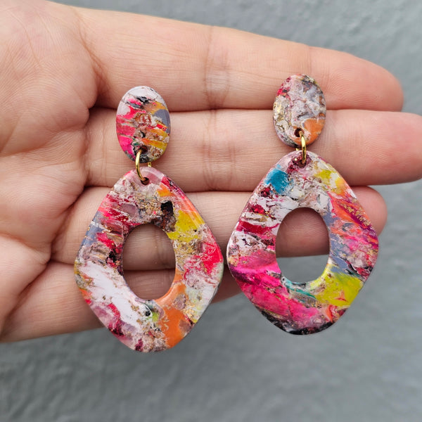 Polymer Clay Earring - LD539