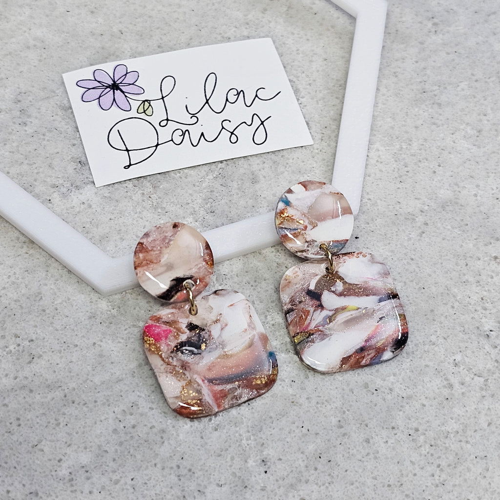 Polymer Clay Earring - LD557