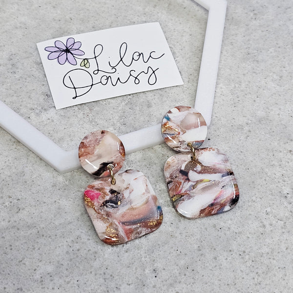 Polymer Clay Earring - LD557