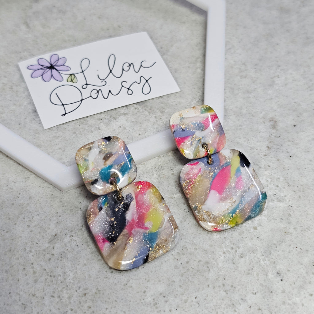 Polymer Clay Earring - LD542