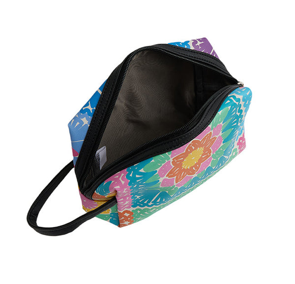 SoGood-Candy Toiletry Bag - Crochet Squares