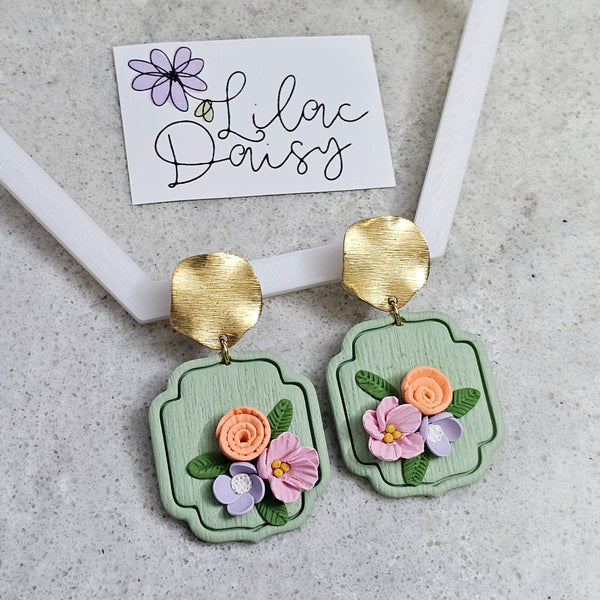 Polymer Clay Earring - LD614