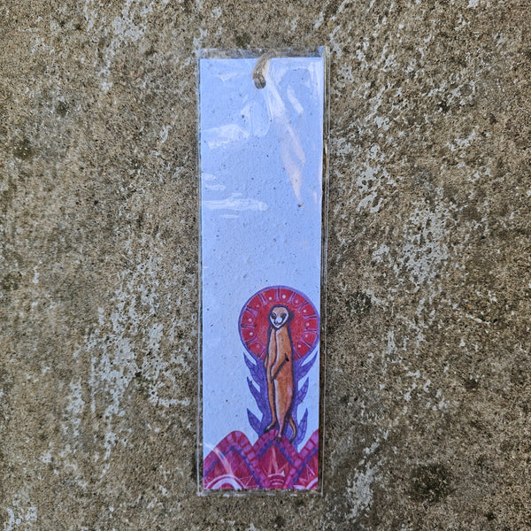 Meerkat - Growing Paper Bookmark