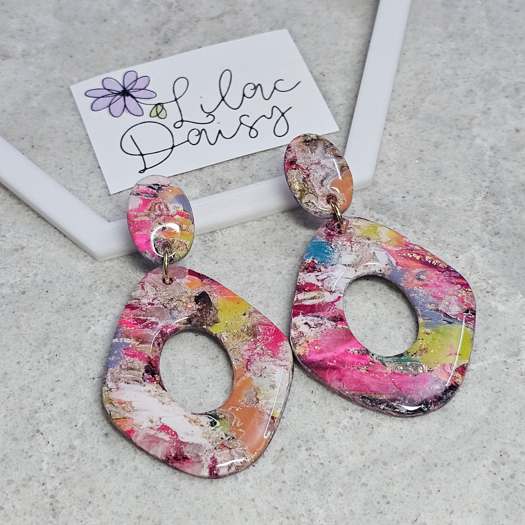 Polymer Clay Earring - LD539