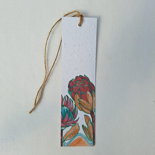 Protea - Growing Paper Bookmark