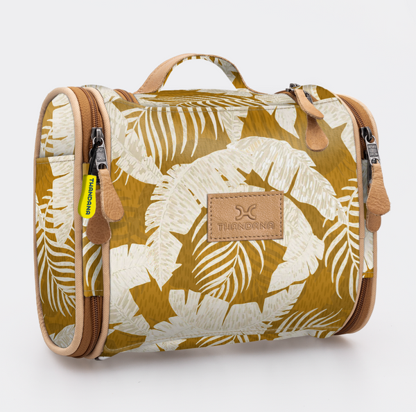 Compact Travel Vanity Laminated Fabric - Fauna - Earth