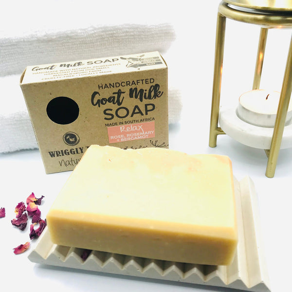 RELAX - Rose, Rosemary + Bergamot with Pink Clay