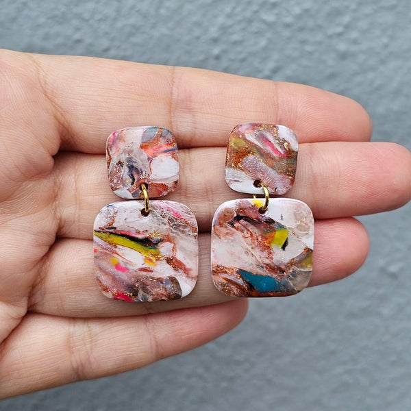 Polymer Clay Earring - LD557