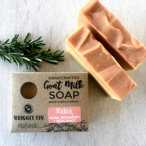 RELAX - Rose, Rosemary + Bergamot with Pink Clay
