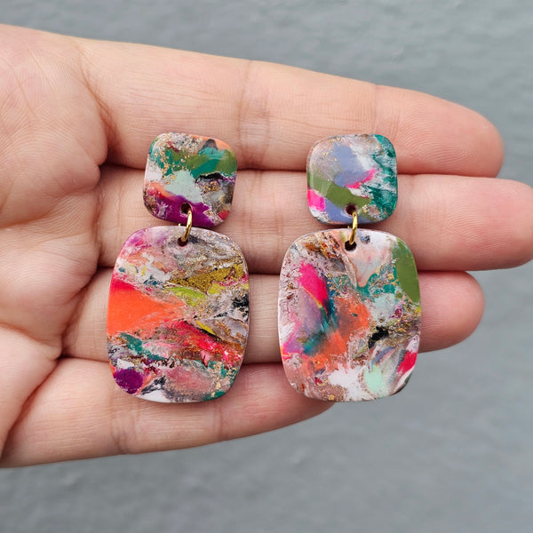 Polymer Clay Earring - LD538