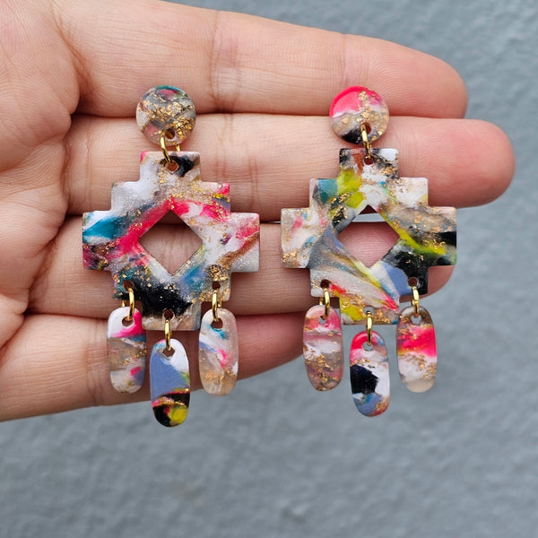 Polymer Clay Earring - LD547