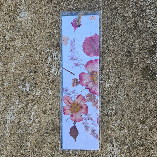 Summer Blossom - Growing Paper Bookmark