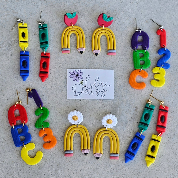 Polymer Clay Earring - LD581