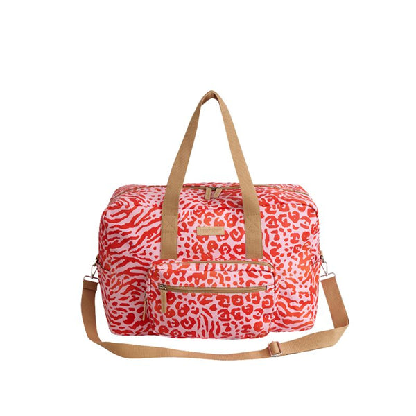 SoGood-Candy Weekender Bag - Carnival Leopard