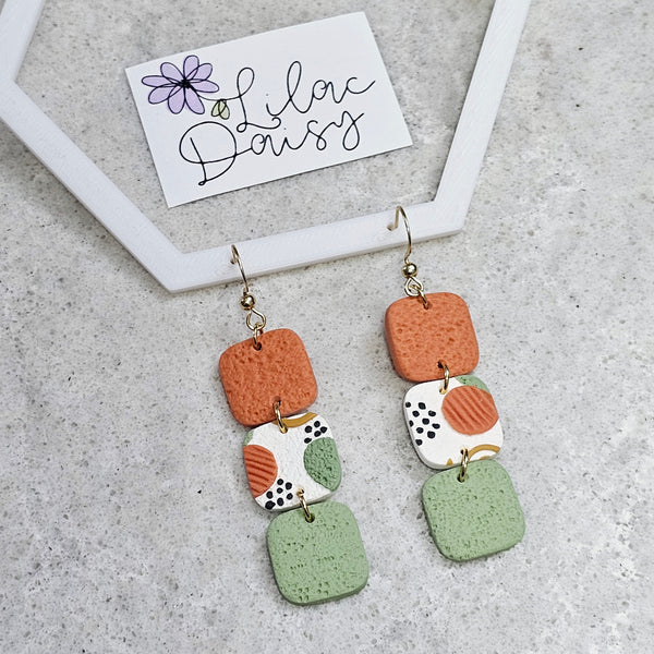 Polymer Clay Earring - LD616
