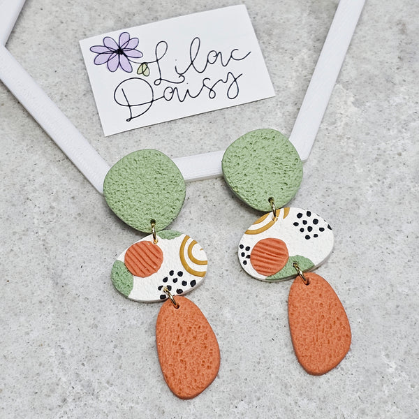 Polymer Clay Earring - LD618