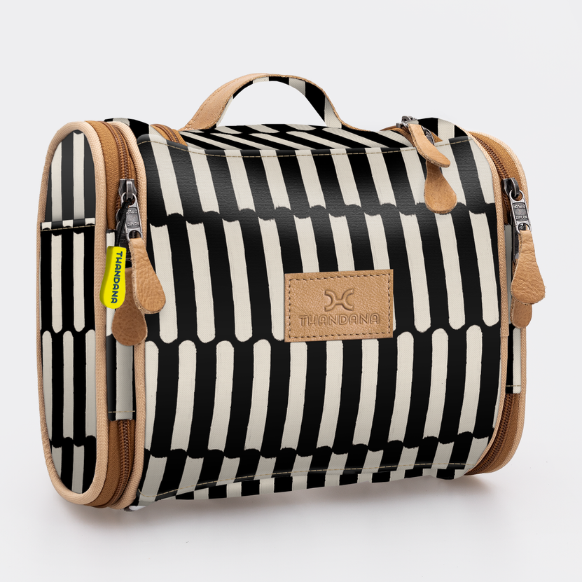 Compact Travel Vanity Laminated Fabric - Indie - Pitch