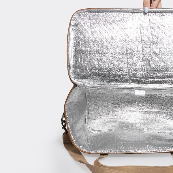 Caddy Cooler Laminated Fabric - Palm - Neutral