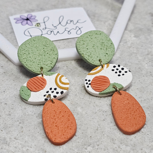 Polymer Clay Earring - LD618