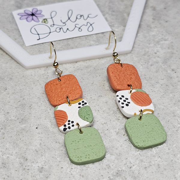 Polymer Clay Earring - LD616
