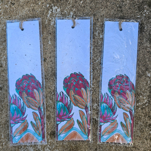 Protea - Growing Paper Bookmark