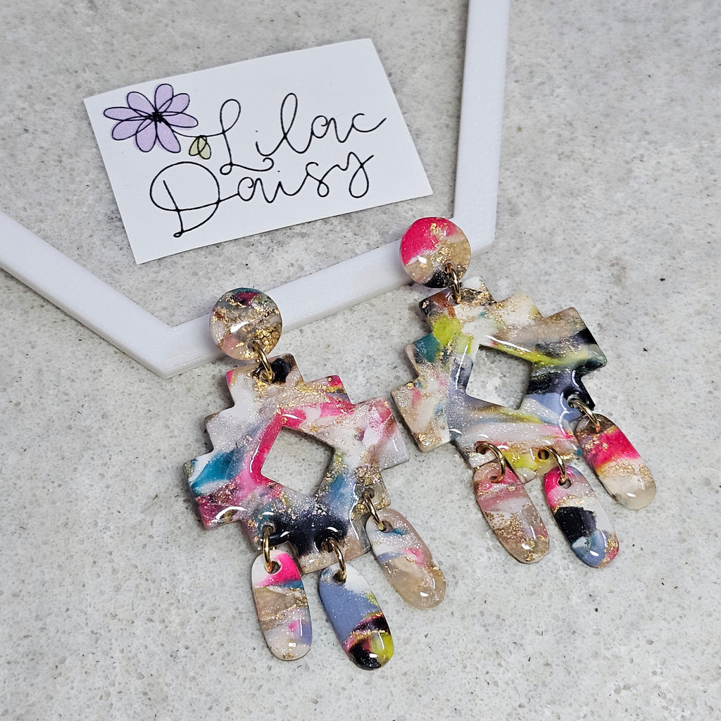 Polymer Clay Earring - LD547