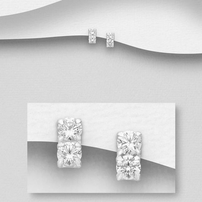 CZ Stud Earrings