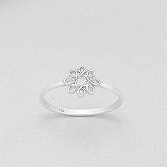 Flower Sterling Silver Ring