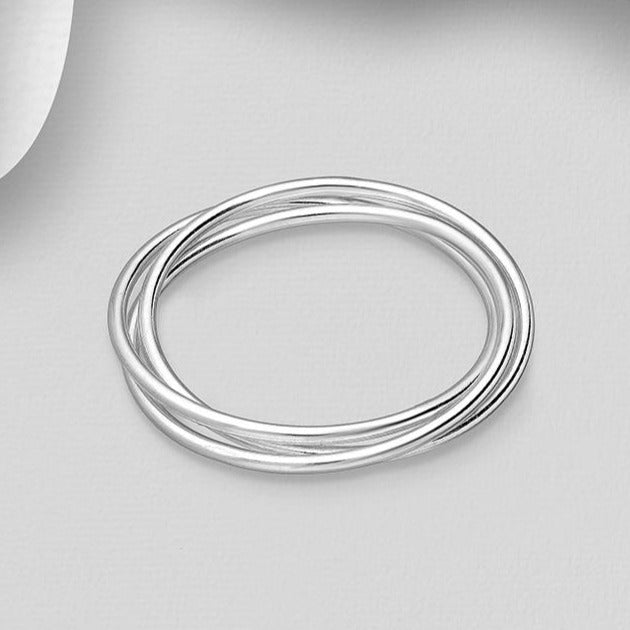 Sterling Silver Russian Band Ring