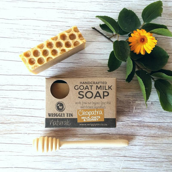 CLEOPATRA (Face + Body Bar) - Milk, Oats + Honey Goat Milk Soap