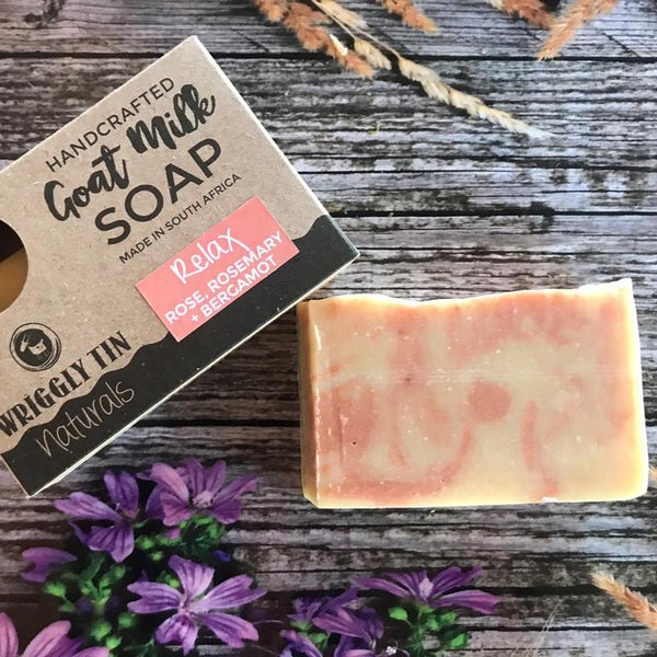 RELAX - Rose, Rosemary + Bergamot with Pink Clay